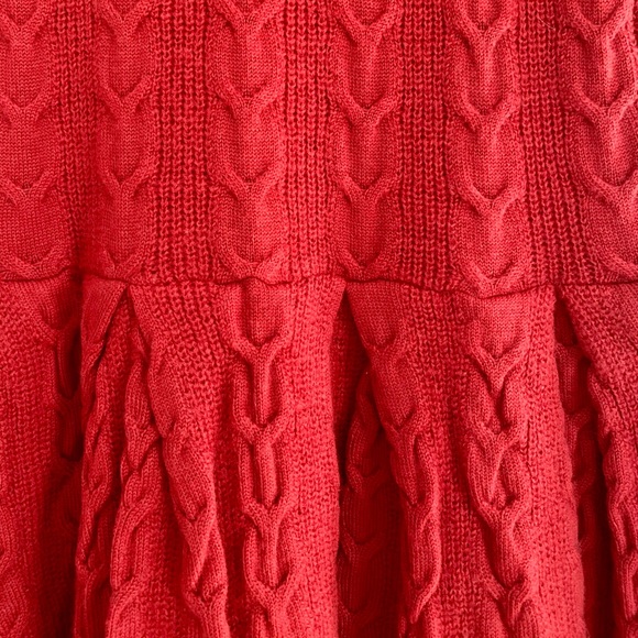 Anthropologie red sweater dress - Picture 4 of 4